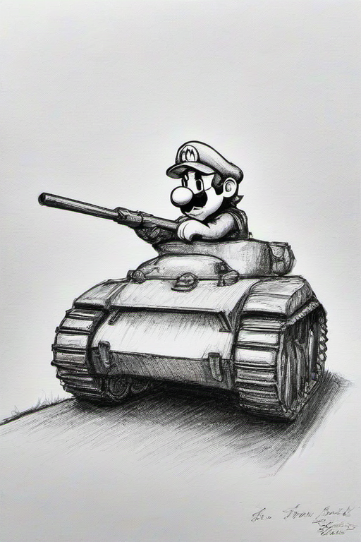 09270-168352132-_lora_PE_PencilDrawing_0.8_ PEPencilDrawing,_super mario driving a tank.png